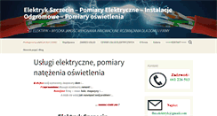Desktop Screenshot of elektryk-fhu.pl