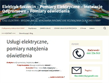 Tablet Screenshot of elektryk-fhu.pl